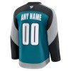 Miesten NHL San Jose Sharks Pelipaita Custom 2025-26 Fanatics Premium Alternate Teal